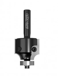 CMT : Fraise plaquette carbure 1/4 de rond 8 mm guidage - queue 12,7 mm