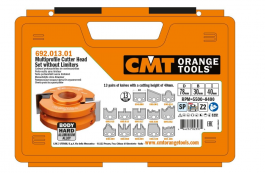 CMT : Porte outils 40 mm diametre 78 mm + 13 jeux de fers 