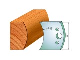 556 : Jeu de fers demi rond R = 45 mm  ( 50 x 4 mm )