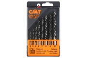 CMT : coffret 8 forets helicoidales percage bois - 4 coupes