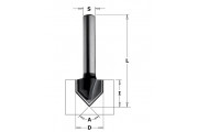 CMT Contractor : Fraise pointe en V 11 mm - 60°